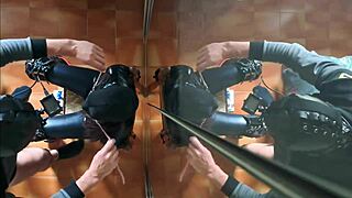 Chair-Tied Woman Endures Face Session