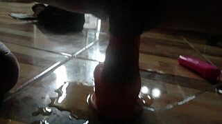 teasing pussy with dildo then pounding ass until she squirts