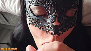 Amateur Milf Eats Cum - Thick Cum Glazed Muffin - Cum On Food - Millie Fox