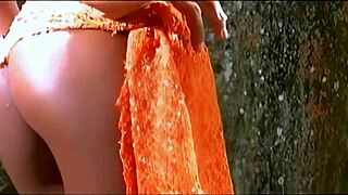 Two young 18+ beauties have a nice time together in nature