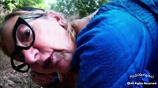 il pranzo della domenica turns into outdoor anal pounding with monster cock