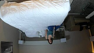 Blair conducts a casting interview with a skinny brunette teen