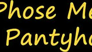 Pregnant woman intensely horny for anal sex in pantyhose and heels