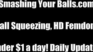 Kicking Your Ball Until They Are Swollen And Bruised