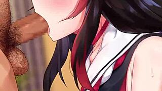 Ookami Mio Hololive Vtuber Sloppy Blowjob