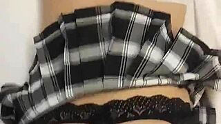 Destiny Mae Gets Fucked Hard From Behind In A Sexy Mini Skirt