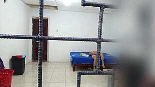 Enjoying secret fun when husband is away