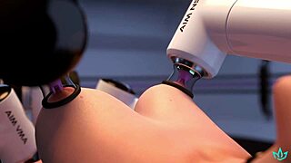 Mercy gets made to cum multiple times and knocked up by dominant ai