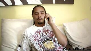 Ebony amateur enjoys doggystyle deeply