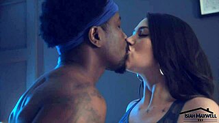 busty goddess rubs clit to orgasm while taking bbc