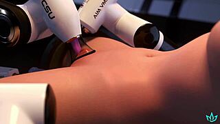 Mercy gets made to cum multiple times and knocked up by dominant ai