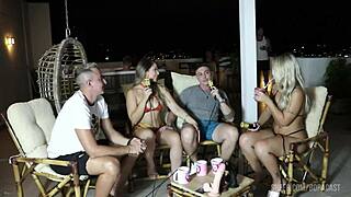 compilation of elo cardone and victor mustang in bora cast with bruna carlos and matheus caetano part 2 on sheer red