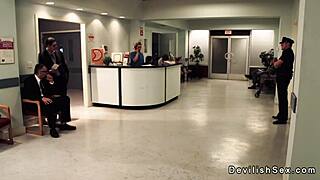 Sexy Nurse Sucking Cock For The Cop