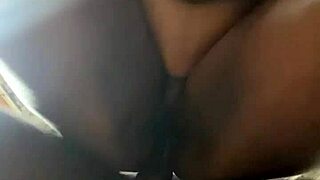 does this big ass ebony bounce on big black dick