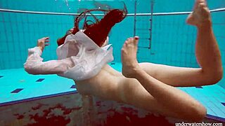 Big Natural Tits Babe Lola Underwater Swimming