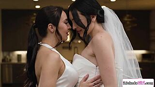 Busty babe enjoys tribbing with her milf girlfriend