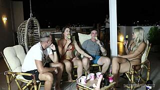 compilation of elo cardone and victor mustang in bora cast with bruna carlos and matheus caetano part 2 on sheer red