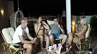 compilation of elo cardone and victor mustang in bora cast with bruna carlos and matheus caetano part 2 on sheer red