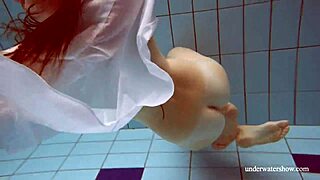 Big Natural Tits Babe Lola Underwater Swimming