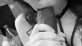 Hey, check out this BBC dildo dick sucking session!