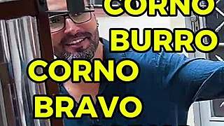 Happy Cuckold Watches Humiliating Blowjob