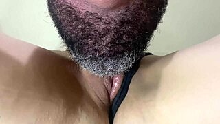 wow, watch how she sucks that juicy pussy three delicious times in lingerie!