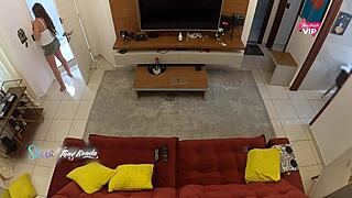 The delivery guy arrived, and I sucked him until he came inside me