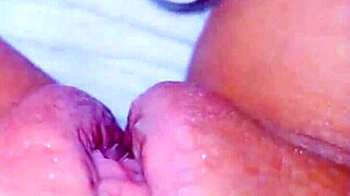 i'm a curious coed and i cum huge squirt on my glasstoy, it's so wet and messy!