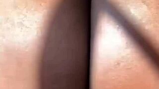 i'm an ebony slut showin' off my fat ass, it's so amazin'