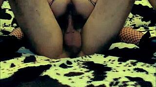 Slender wife persuades husband to film home videos