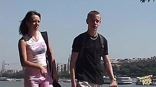 Horny Beach Sex Outdoors