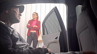 Why risk a handjob on the street for that bus stop student?