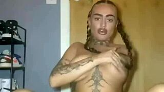 horny scottish slut loves fingering her little ass. she does it all night long