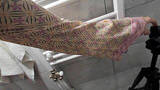 I spotted him jerking off in the shower and couldn't hold back.