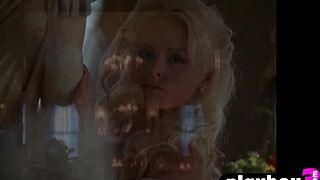 Perfect model crystal mccahill poses naked with big tits