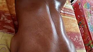 Local female vagina massage turns juicy and dripping