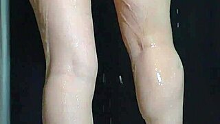 College babes bounce big asses in soapy shower with bubbles 😍