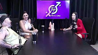 that slut tried dp once but couldn't handle it, then blackout at the party with dieni gaucha in sheer red 😏