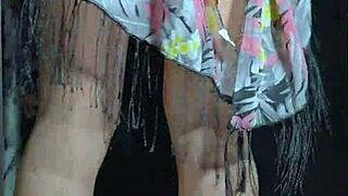 College babes bounce big asses in soapy shower with bubbles 😍