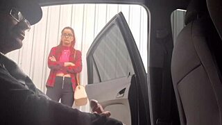 Why risk a handjob on the street for that bus stop student?