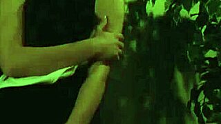 Voyeur catches lesbian maid undressing and invites her to join the threesome