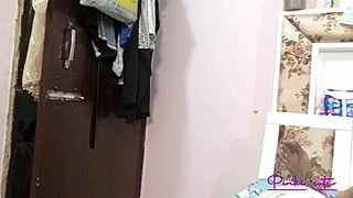 Father-in-law boldly fucks daughter-in-law alone at home after flashing his penis