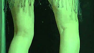 College babes bounce big asses in soapy shower with bubbles 😍