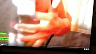 redhead tattooed pornstar masturbates to cumshot