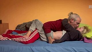 Multi-orgasmic wife enjoys homemade sex with three orgasms