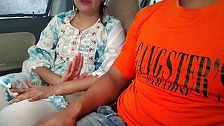 can you believe cute saara bhabhi gets fucked with a huge dick in the car outdoors?
