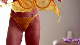 taylor wild slips into sexy lingerie behind the scenes 😏