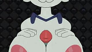 Female Cinderace Beats and Bangs Titty Fuck