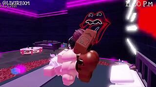 Two Futas Fuck Female