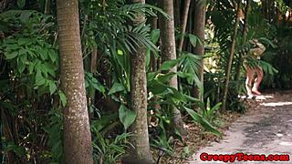 Bondage Teen 18+ Roughfucked Outdoors By Stalker